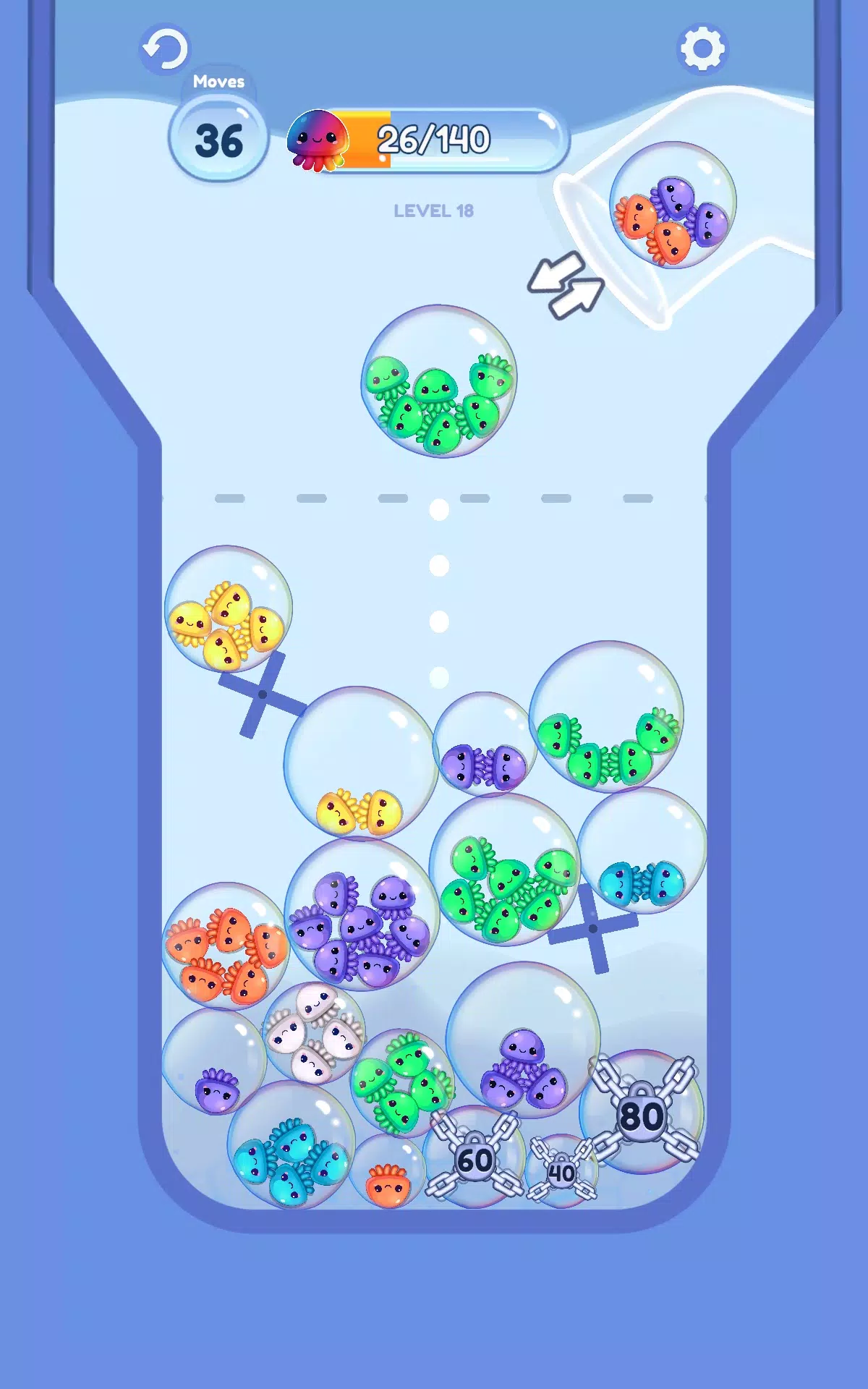 Drop & Sort Jellyfish Screenshots
