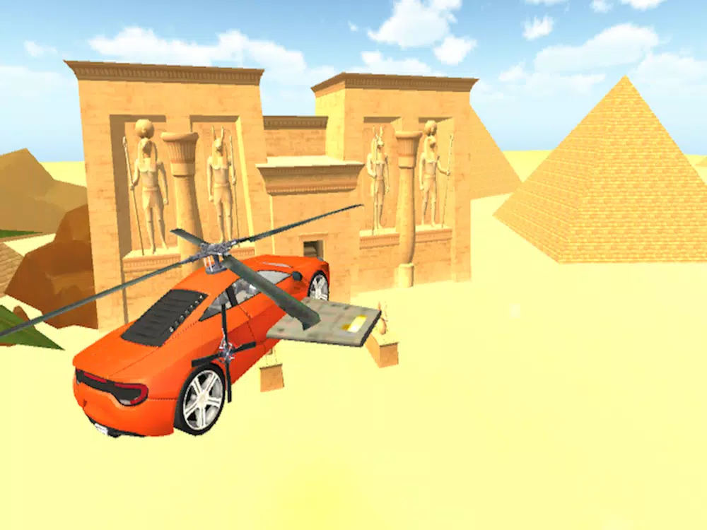 Flying Cars Egypt- Free Flying Car Simulation 2016 iPad Screenshots