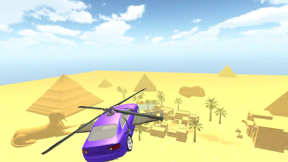 Flying Cars Egypt- Free Flying Car Simulation 2016 Screenshots