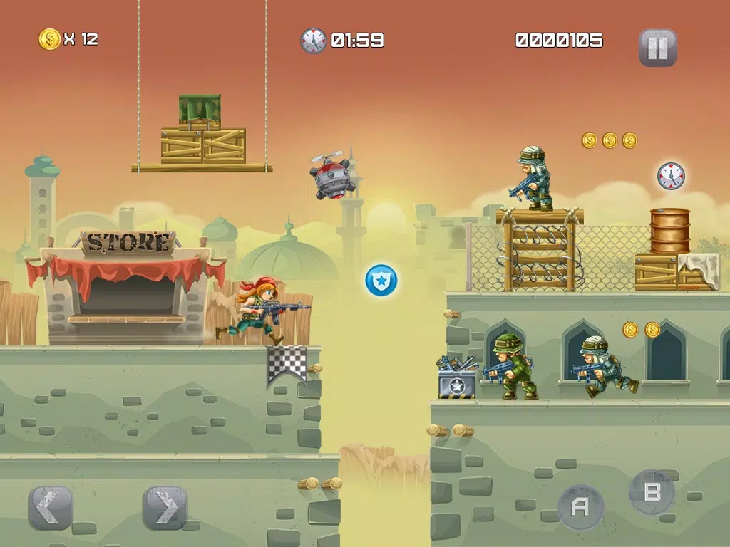Ảnh chụp màn hình của Metal Soldiers iPad 