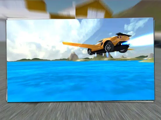 Tangkapan skrin Flying Super Car 2020 iPad 