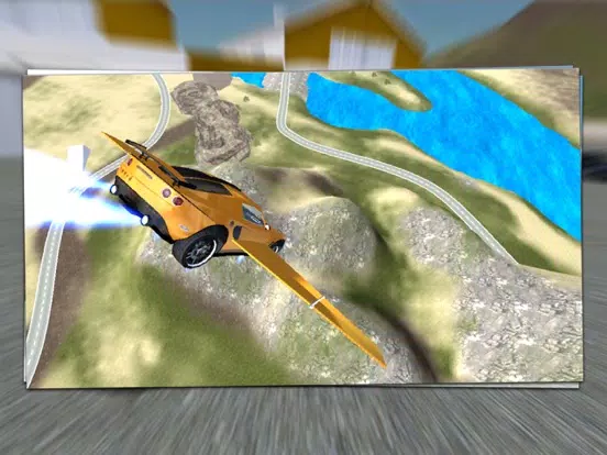 Tangkapan skrin Flying Super Car 2020 iPad 