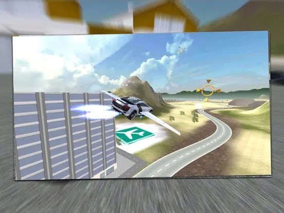 Tangkapan skrin Flying Super Car 2020 iPad 