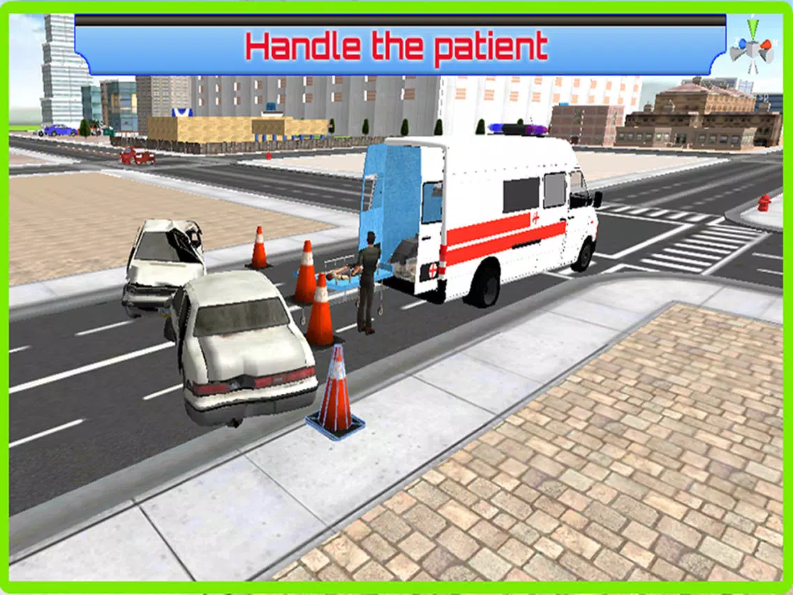 Multi-Storey Ambulance Parking - Emergency Hospital Rescue Driving Simulator iPad Screenshots