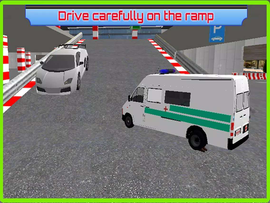 Multi-Storey Ambulance Parking - Emergency Hospital Rescue Driving Simulator iPad Screenshots
