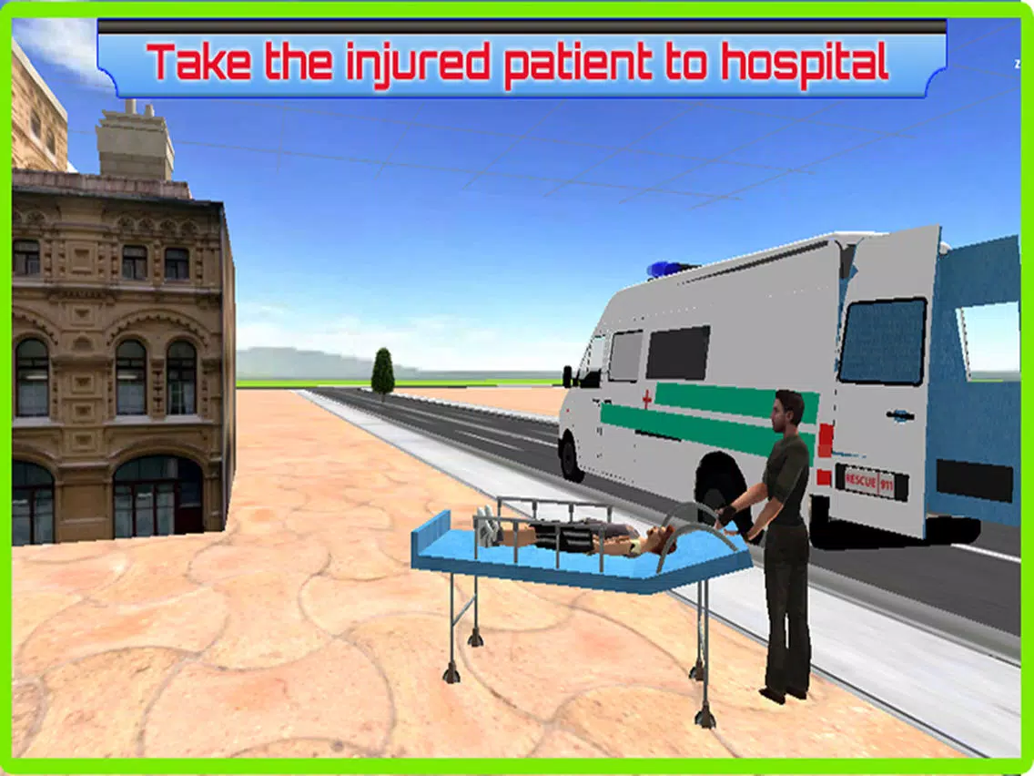 Multi-Storey Ambulance Parking - Emergency Hospital Rescue Driving Simulator iPad Screenshots