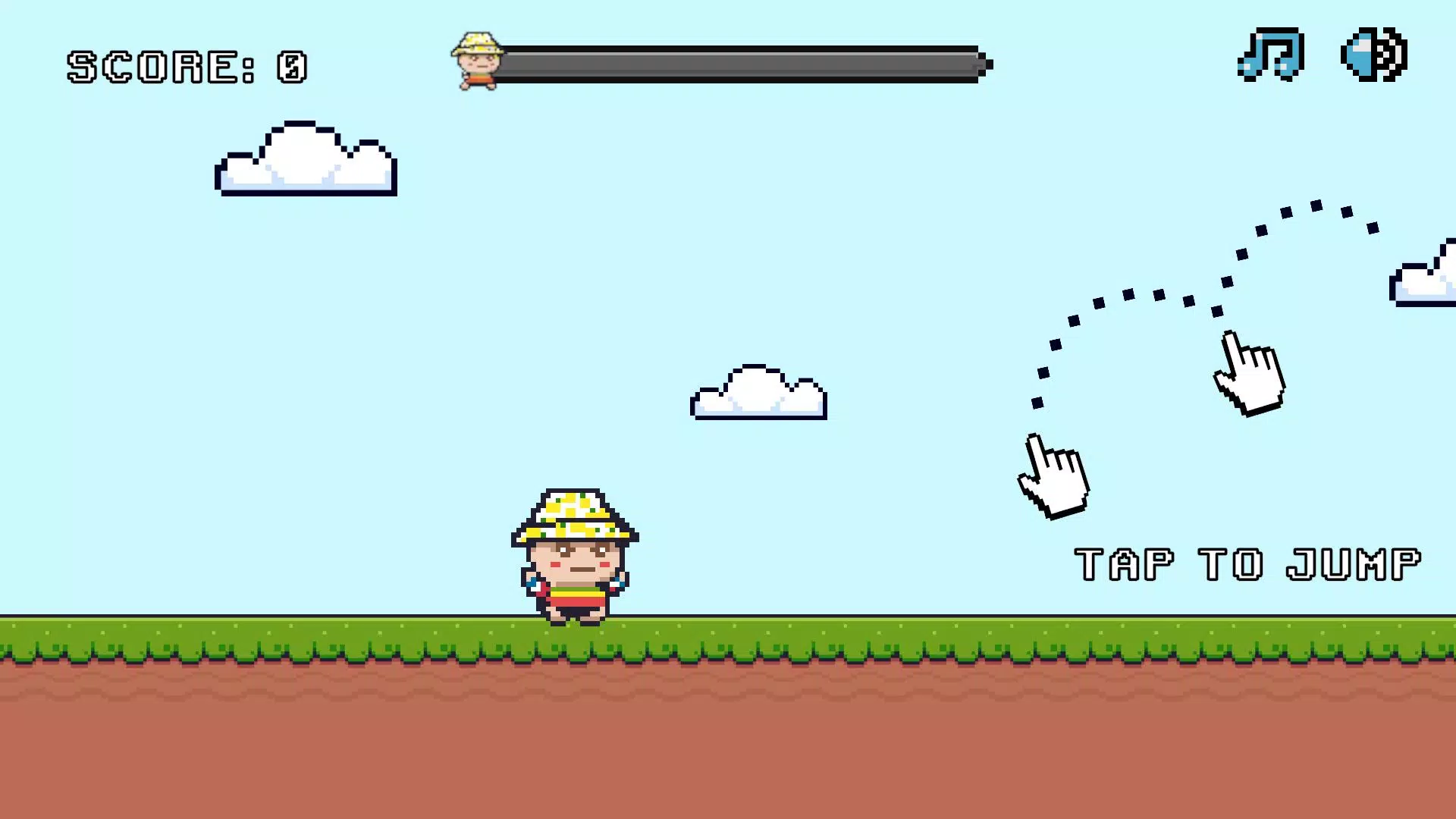 Capturas de tela do Jump Jump