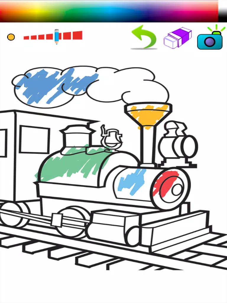 Скриншоты Art Book Trains and Thomas Edition iPad 