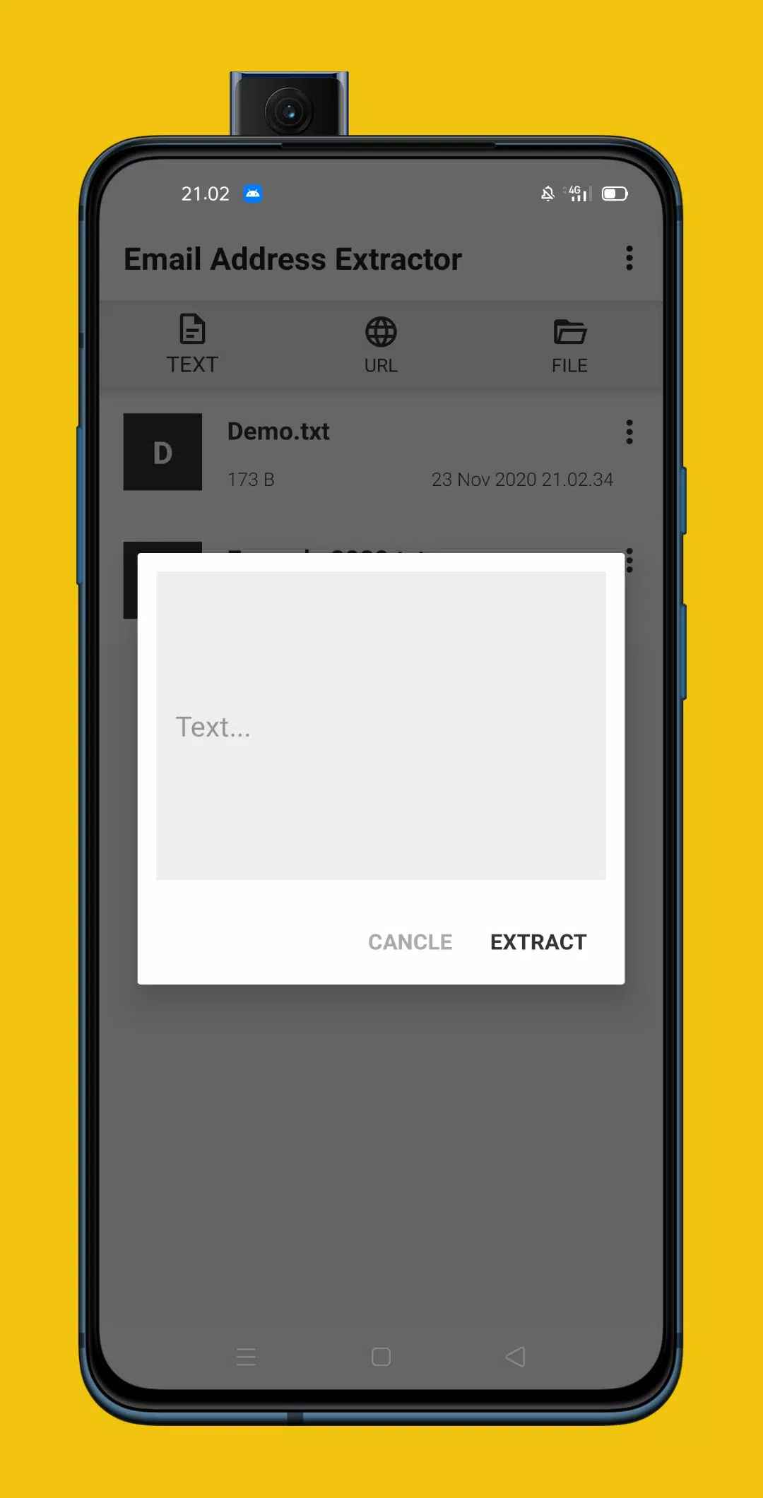 Email Address Extractor Screenshots