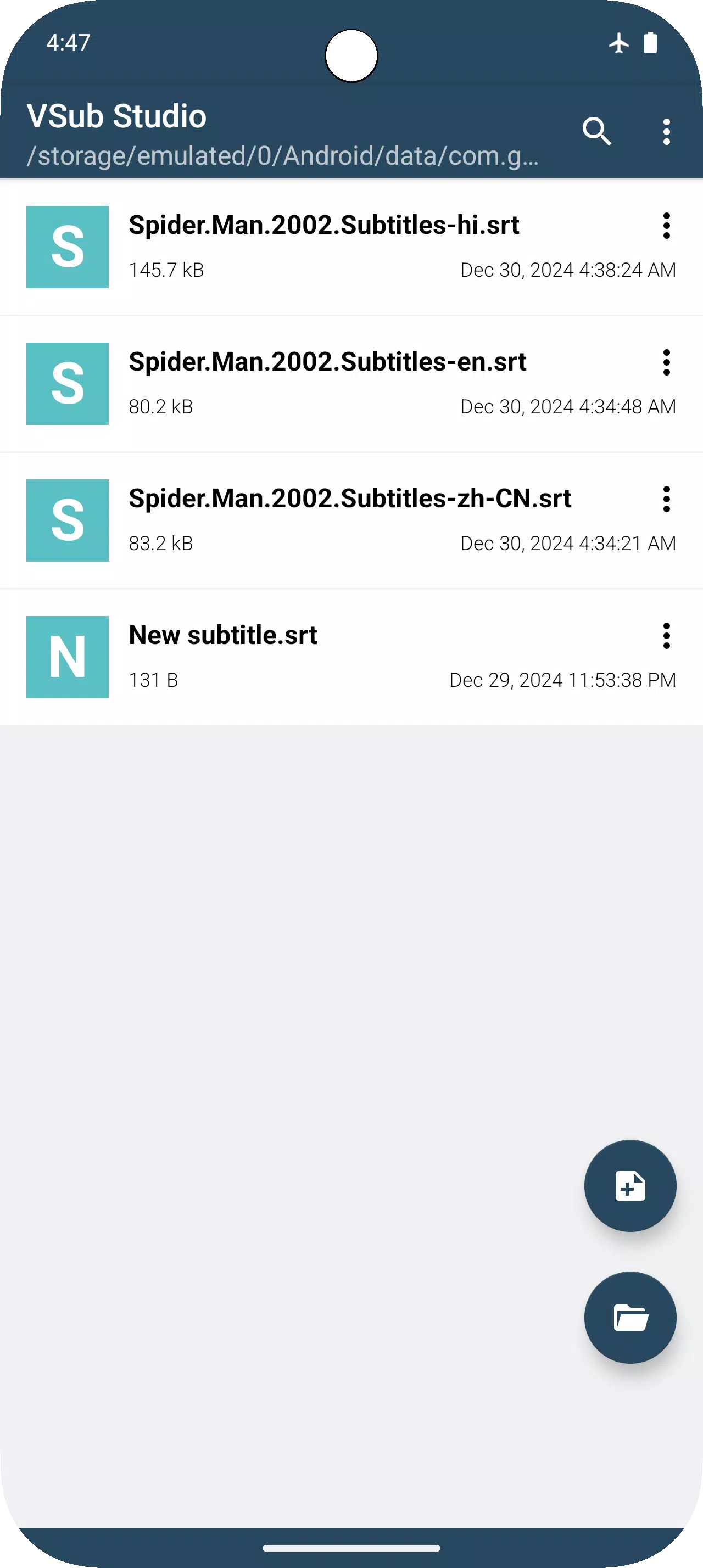 Capturas de pantalla de VSub Studio