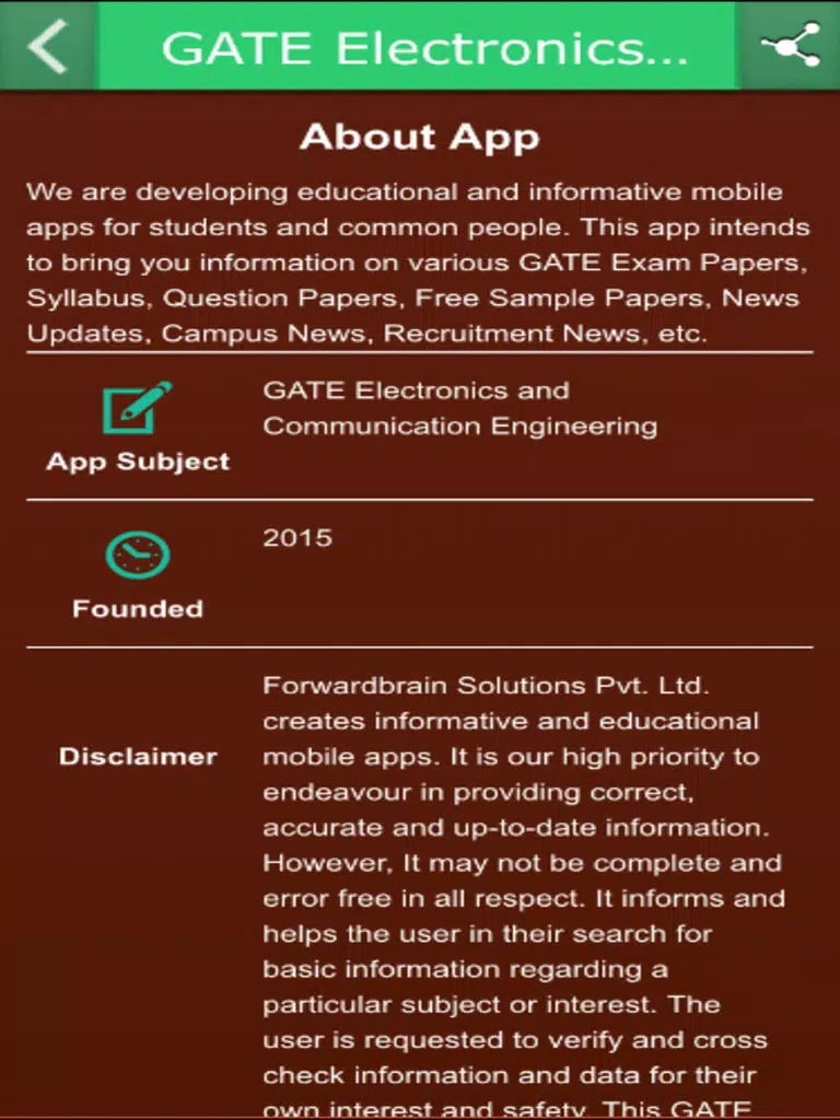 GATE Electronics Communication iPad Screenshots
