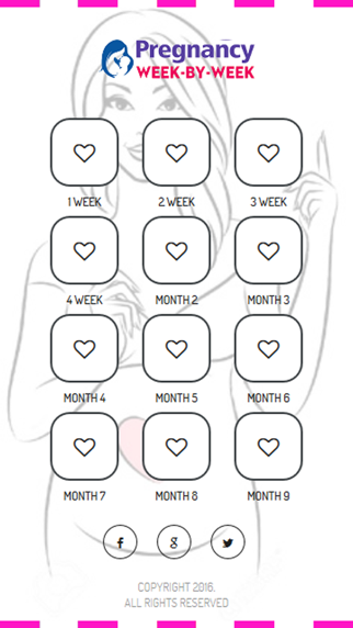 Pregnancy Week by Week Symptoms Screenshots