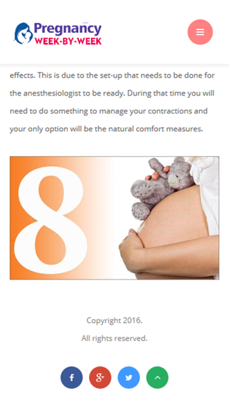 Pregnancy Week by Week Symptoms Screenshots