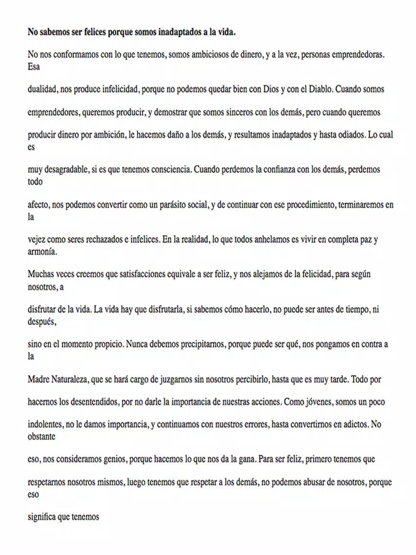 Ser Feliz Es El Secreto De La Vida iPad Screenshots