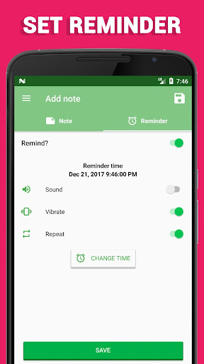 Voice notes Screenshots