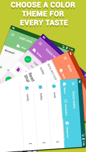 Voice notes Screenshots