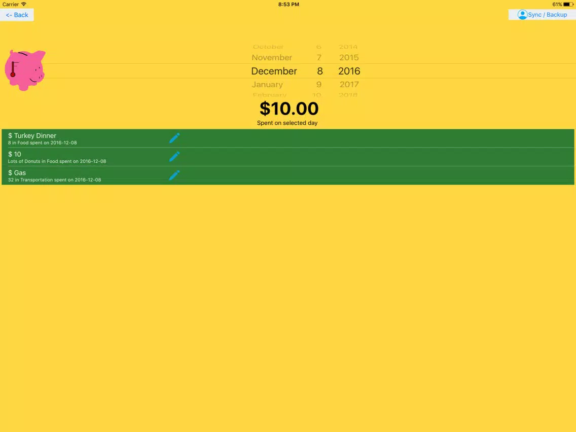 Dollar Limit - Set One Limit, Spend Within It iPad Screenshots