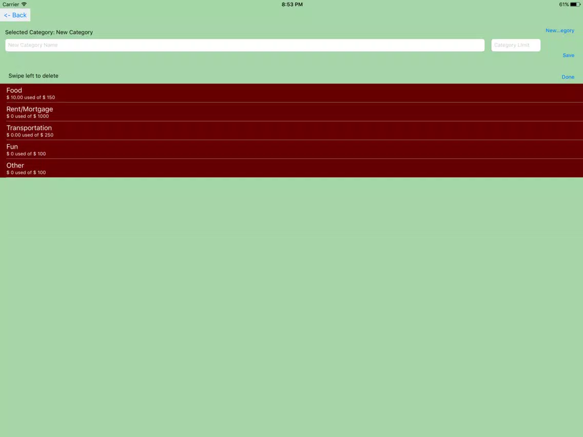 Dollar Limit - Set One Limit, Spend Within It iPad Screenshots