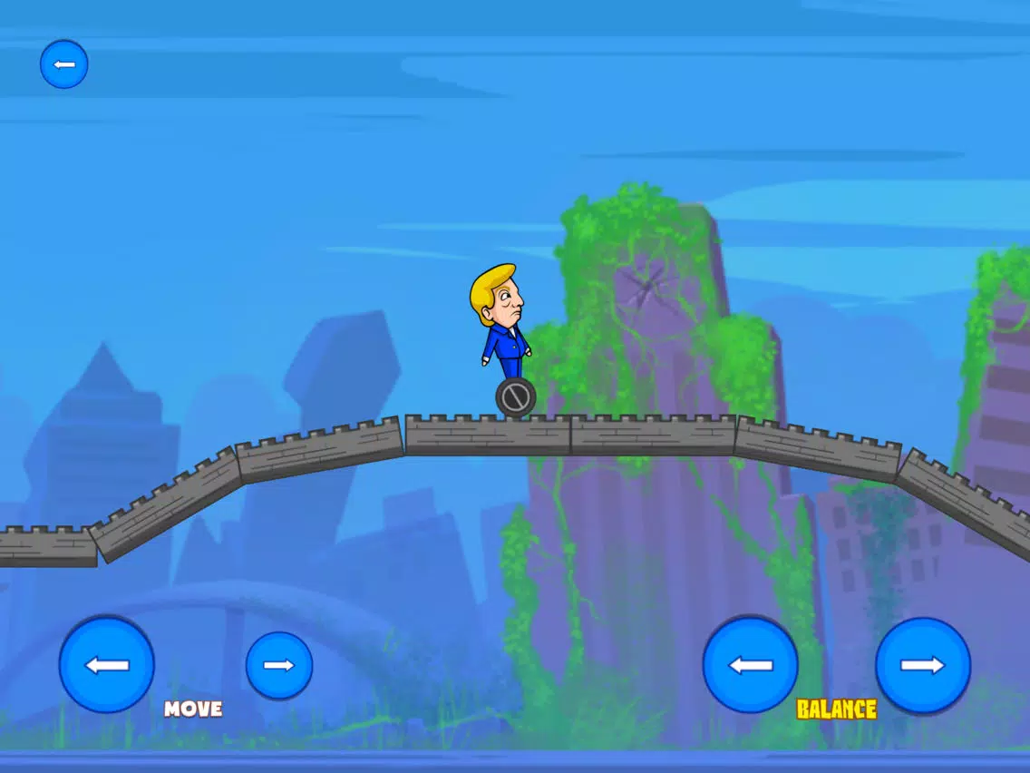 Trump Hoverboard - Riding the Wall iPad  스크린샷