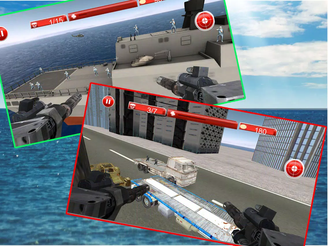 ภาพหน้าจอของ City Gunship Defence Fighters iPad 