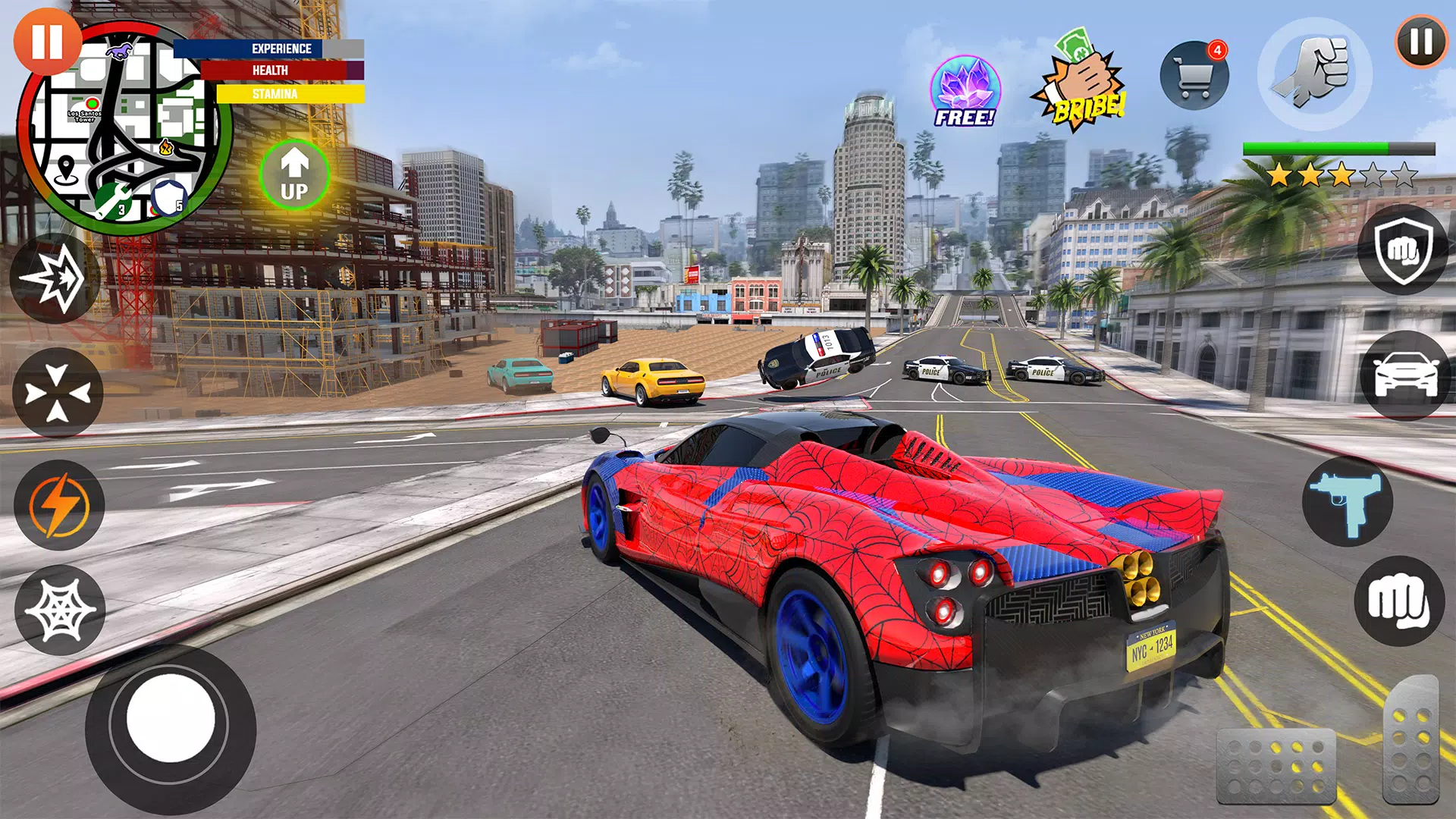 Flying Robot Hero Rescue Game Screenshots