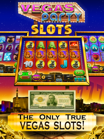 Vegas Party Casino Slots VIP Vegas Slot Machine Games - Win Big Bonuses in the Rich Jackpot Palace Inferno! iPad Screenshots