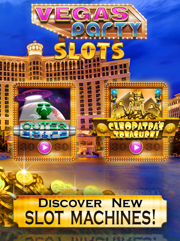 Vegas Party Casino Slots VIP Vegas Slot Machine Games - Win Big Bonuses in the Rich Jackpot Palace Inferno! iPad Screenshots