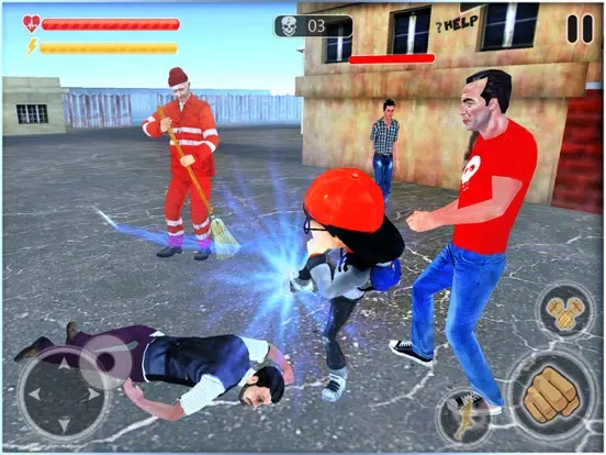 Street Hero Epic Kid Fighter iPad  Screenshots