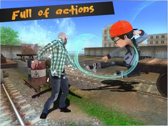 Street Hero Epic Kid Fighter iPad  Screenshots