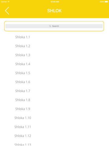 Shrimad Bhagavad Geeta - Audio & Text iPad Screenshots