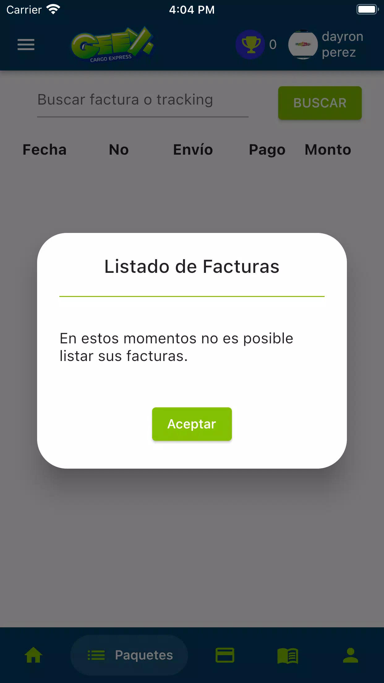 Geex Cargo Express स्क्रीनशॉट