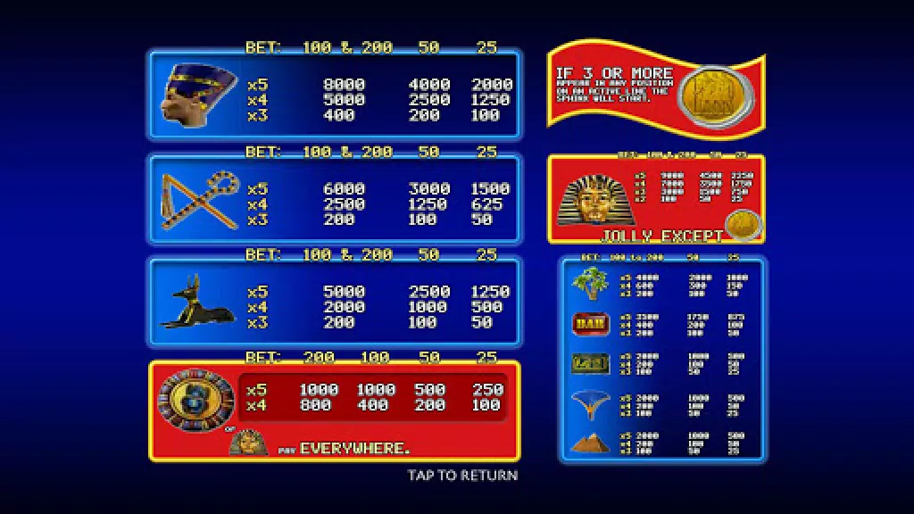 Slot Sphinx Screenshots