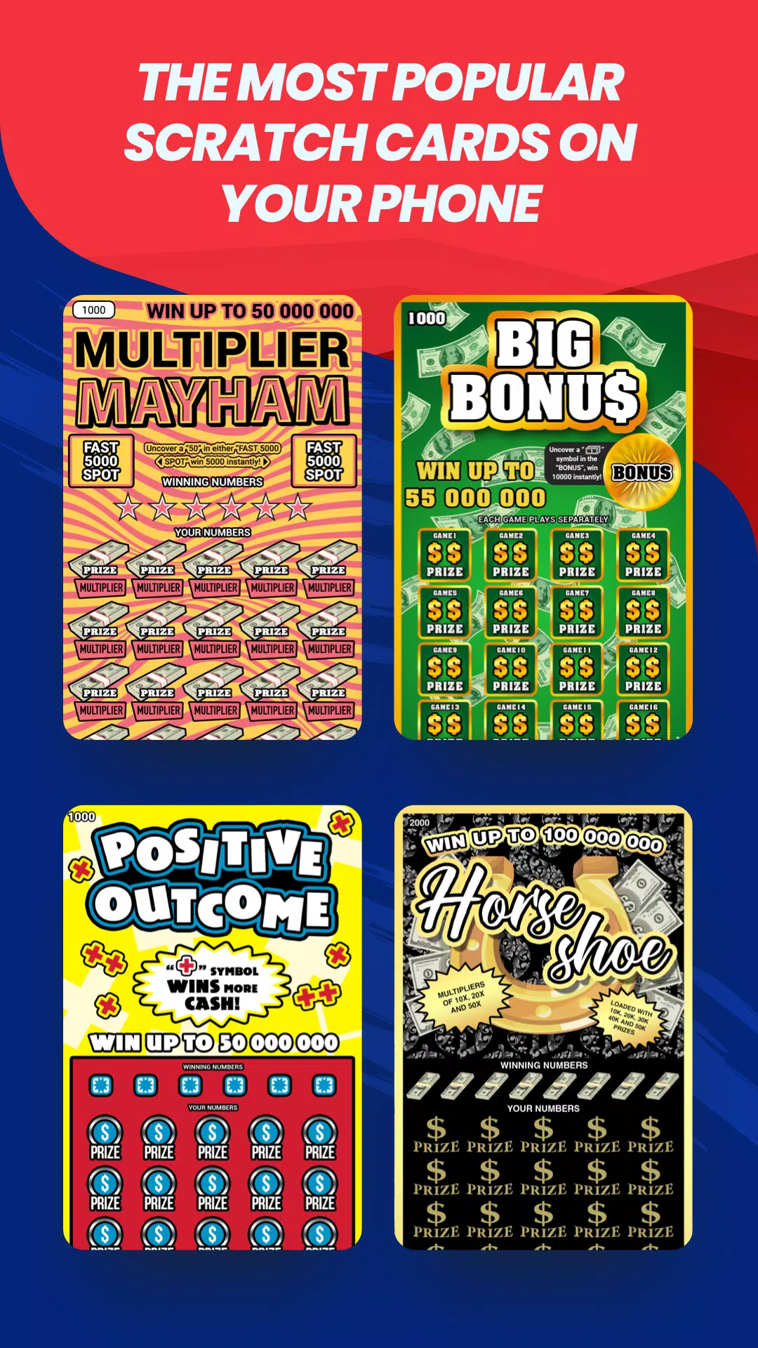 Kaparós Lottery Scratch Cards Screenshots