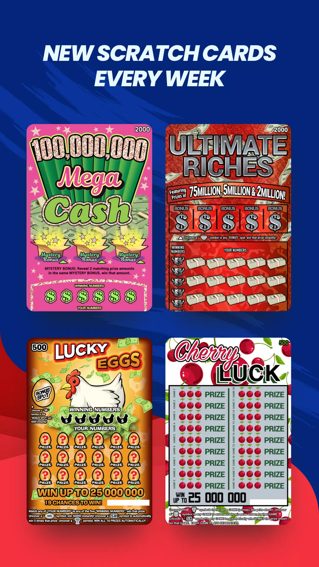 Kaparós Lottery Scratch Cards Screenshots
