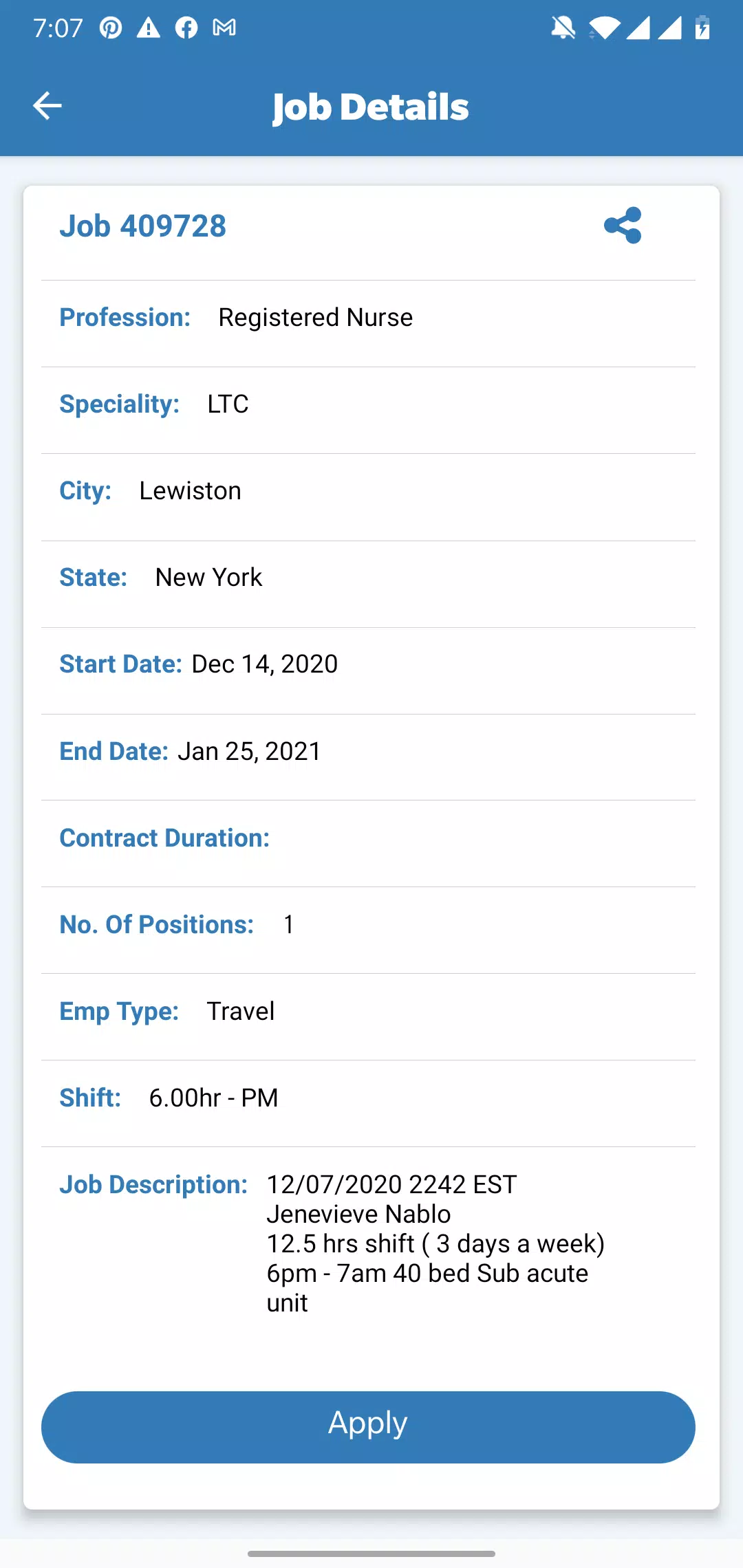 Genie Healthcare Jobs Screenshots
