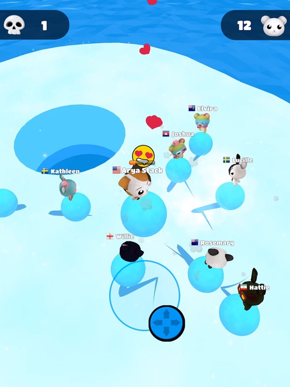 Petwar.io - Snowball war iPad 应用截图