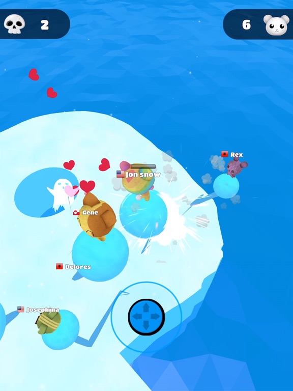 Petwar.io - Snowball war iPad 应用截图