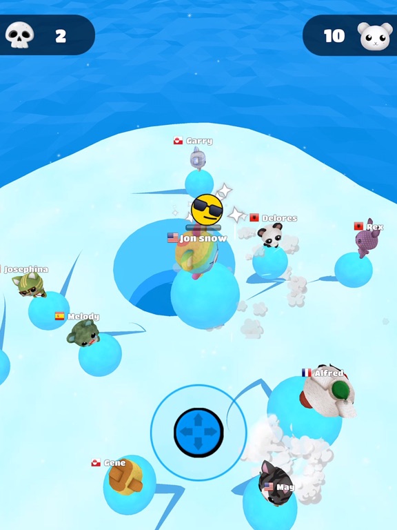 Petwar.io - Snowball war iPad 应用截图