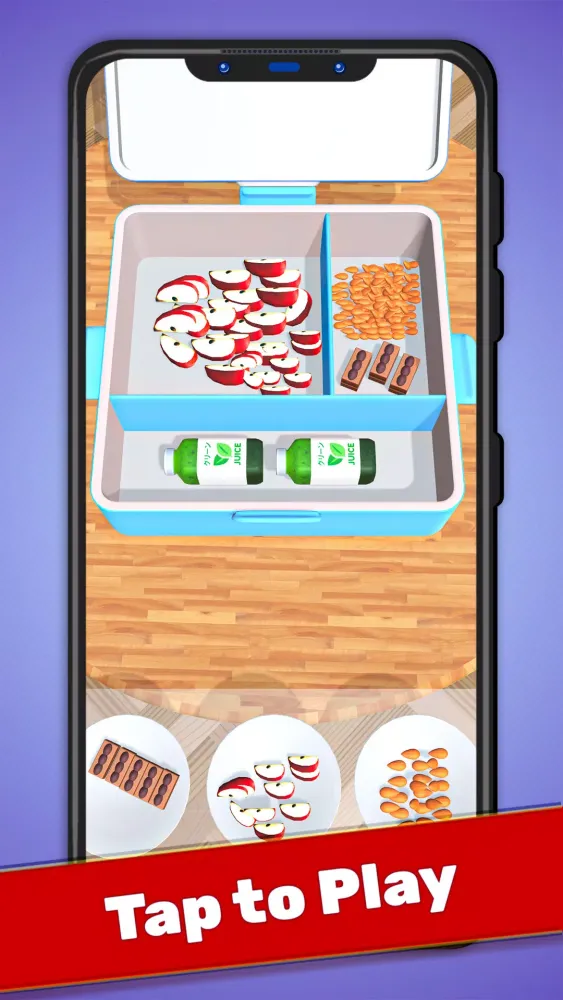 Lunch Box Organizer! Fill Sort Screenshots
