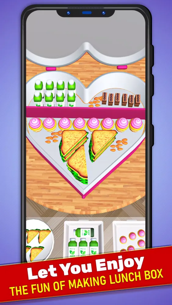 Lunch Box Organizer! Fill Sort Screenshots