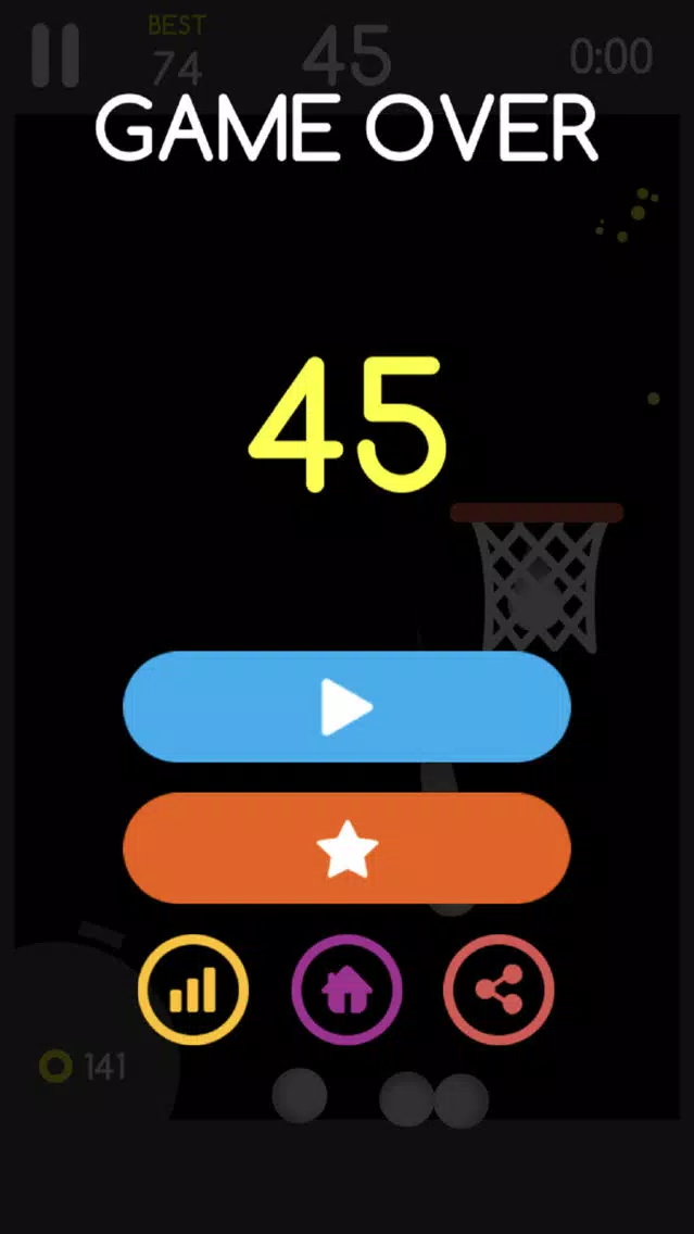 Tangkapan skrin Dunk Ballz