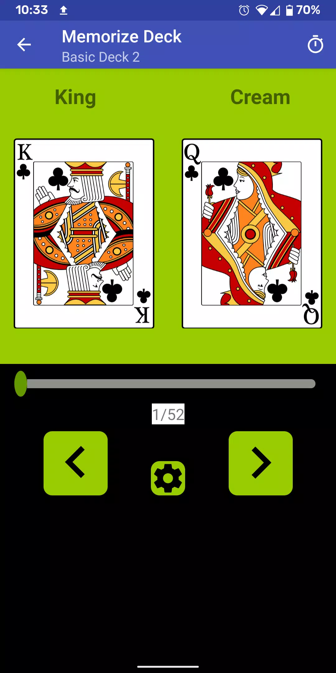 MPC - Memorize Playing Cards Screenshots