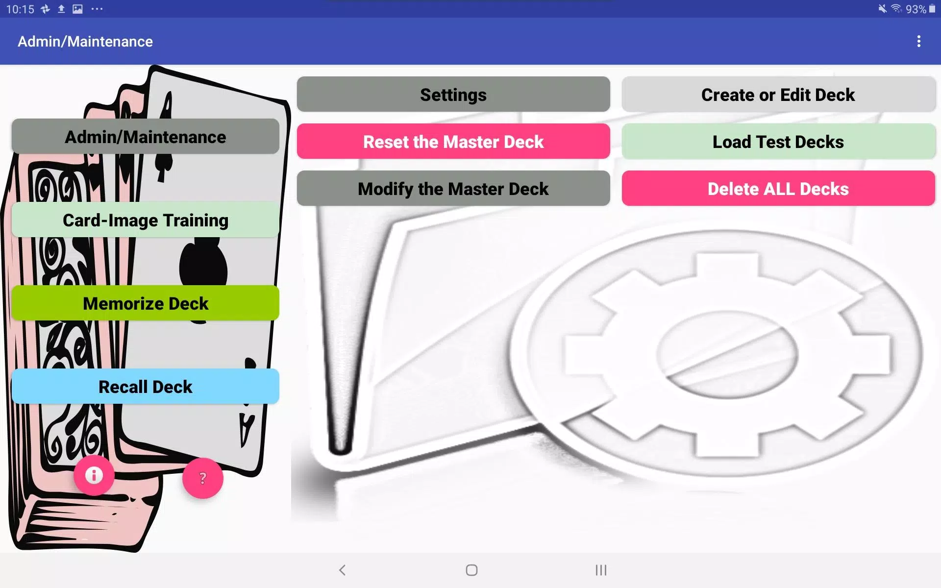 MPC - Memorize Playing Cards Screenshots