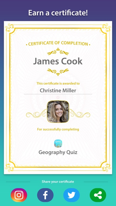 Geography Quiz Trivia Screenshots