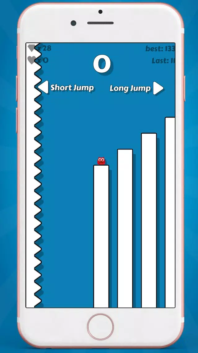 Zrzuty ekranu The Wall is Lava Jump to Save Challange