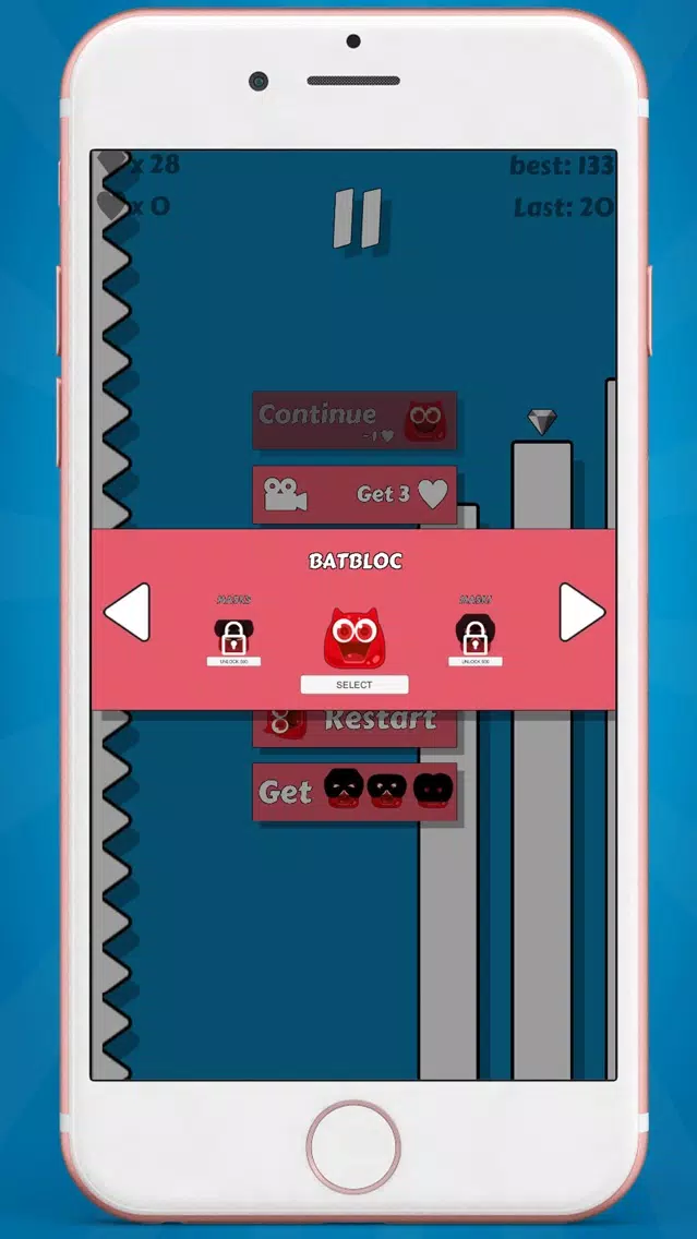 Zrzuty ekranu The Wall is Lava Jump to Save Challange