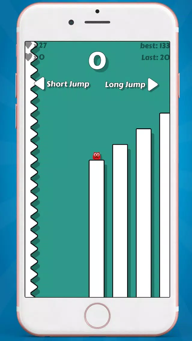 Zrzuty ekranu The Wall is Lava Jump to Save Challange