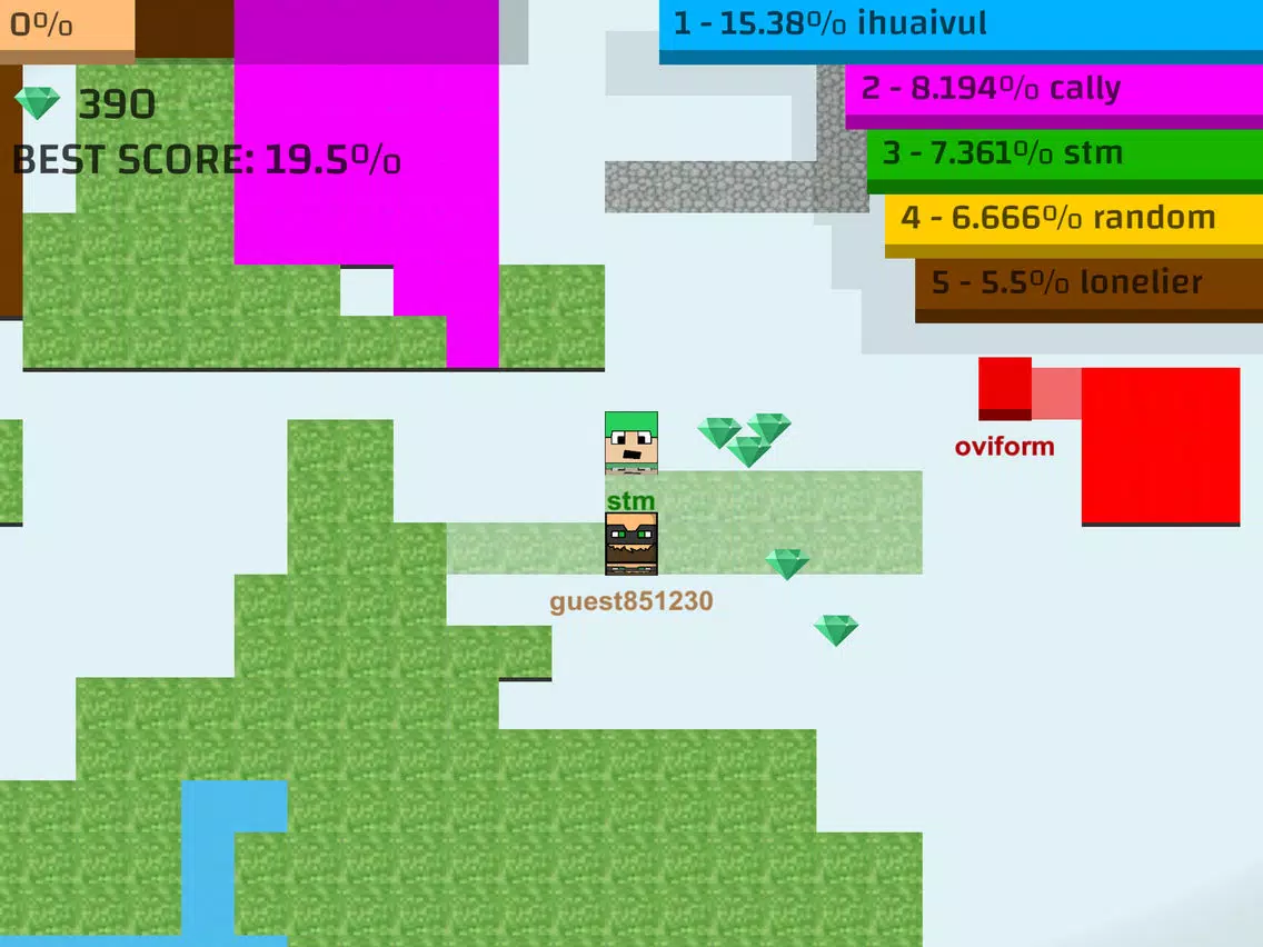 Geometry.IO : Color Paper Rolling Flip iPad Screenshots