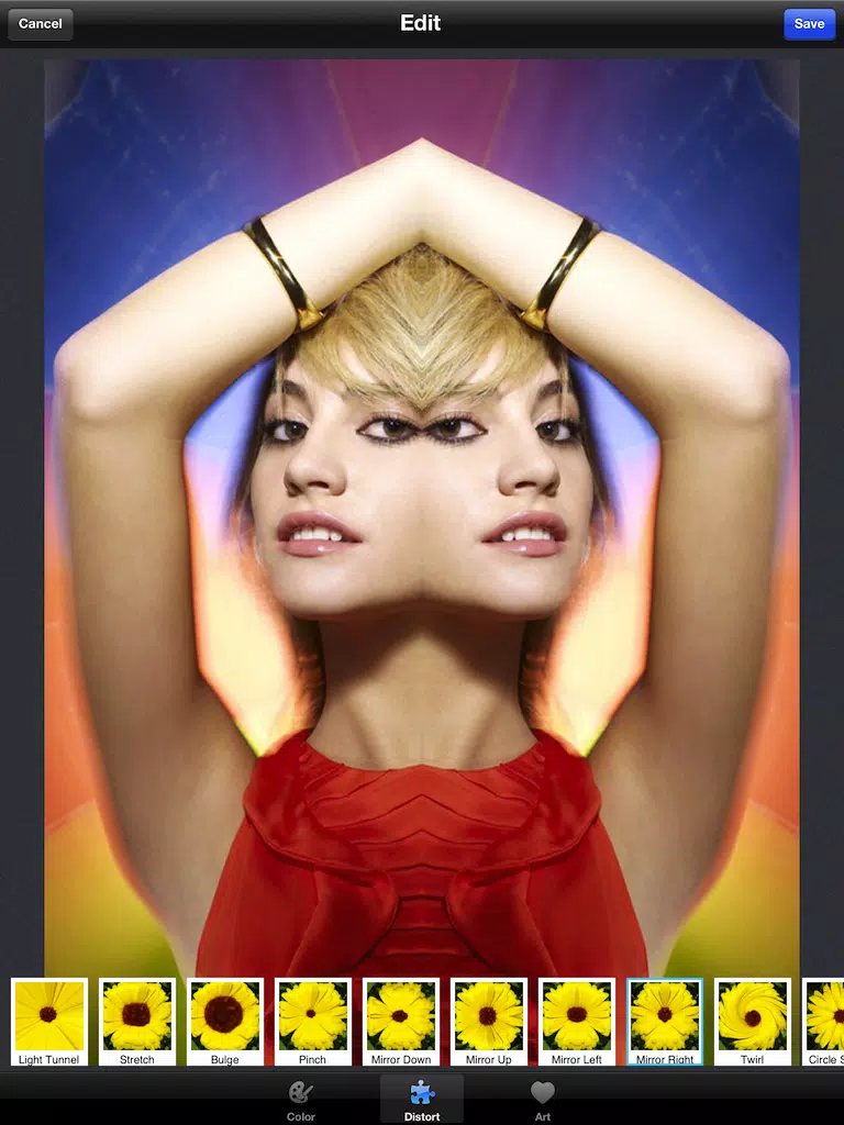 Cool Camera - Free photo booth effects live on camera,photo editor,pic collage,funny distort,art,color picture effects iPad Screenshots