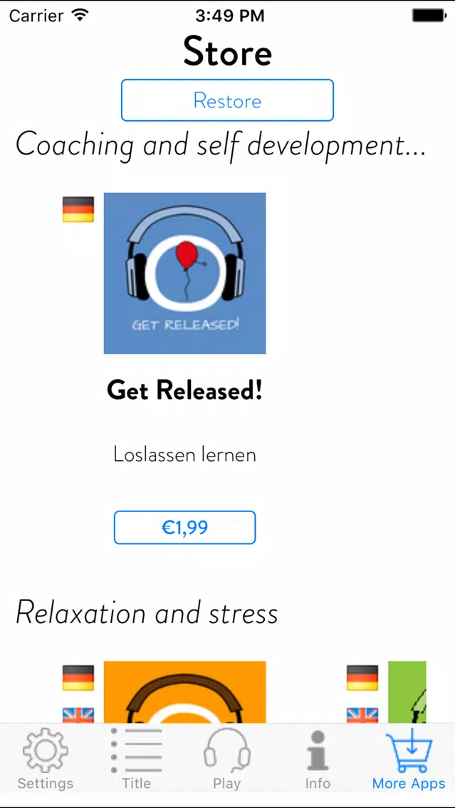Get Liberated! Overcoming Mental Blocks by Hypnosis應用截圖